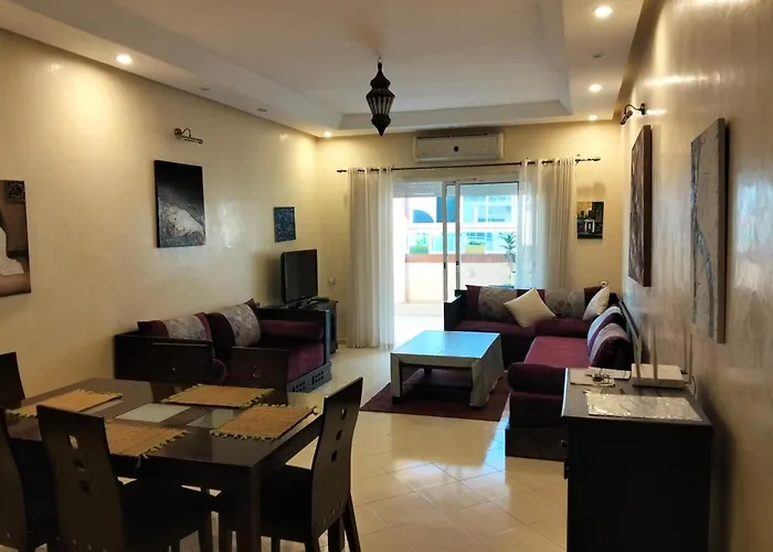 Appart Najia Au Centre Kenitra Avec Grande Terrasse